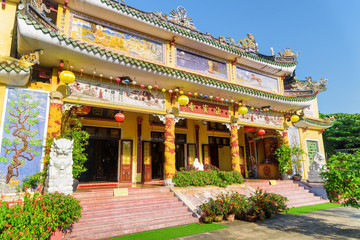 Scenic facade of Phap Bao Temple, Hoi An Ancient Town
