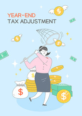 Year-end tax adjustment Illustration