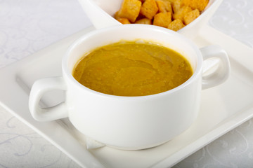 Pumpkin cream soup