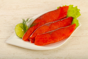 Salted salmon