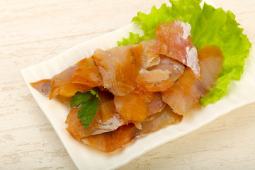 Smoked catfish fillet