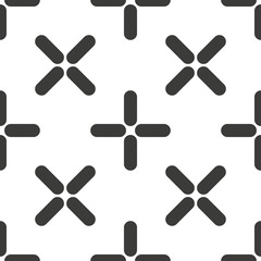 Grunge Geometric ornament vector. Beautiful line art monochrome backdrop. Vintage abstract retro samless pattern geometric style.