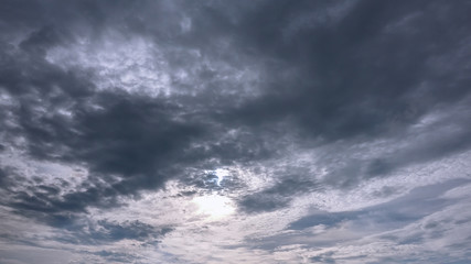 Beautiful Evening sky  sunset clouds background