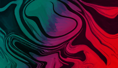 Acrylic Oil artistic colorful liquid wave pattern. Digital psychedelic art background.