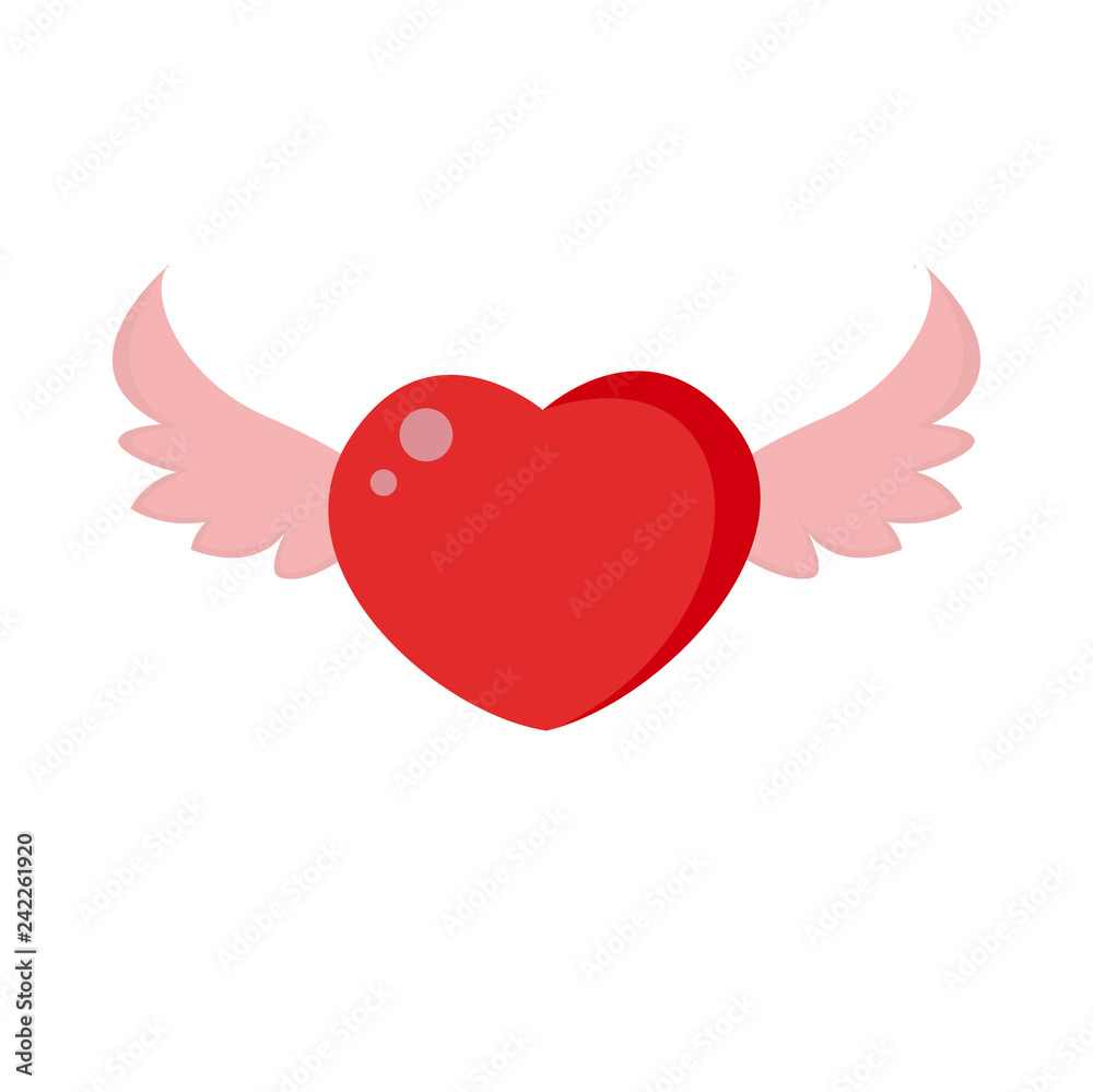 Poster valentines day heart icon on white background for graphic and web design, modern simple vector sign.