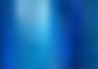 Abstract squares pattern texture on blue metallic  background.