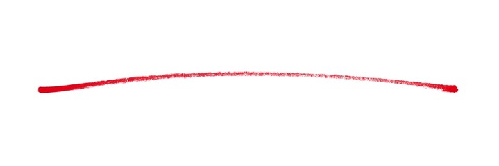 Lange Linie gemalt mit einem roten Stift