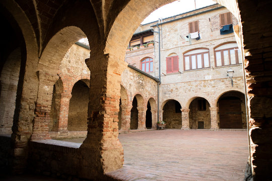Inside view Chiostro Suvereto