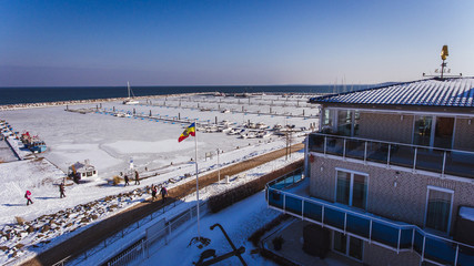 Blick auf den Ostseehafen