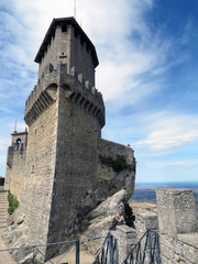View of the Tower of Guaita or Prima Torre,  Republic of San Marino