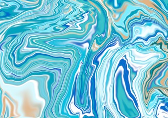 Abstract background with beautiful fantasy ink patterns. Liquid paint. Fluid art. The ornament of marble. Art design for your design. Colorful bright combination of colors. Modern colorful flow.