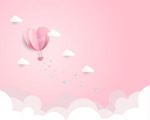 3d love background. vector illustration