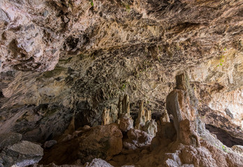 Cave of Agia Sofia in Crete Greece