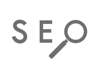 SEO search engine optimization magnifying glass logo icon