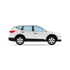 Car crossover with shadow