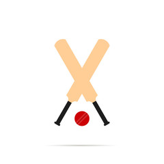 Cricket bat icon