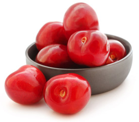 Fresh cherry in a bowl