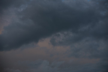 Civil twilight Sky with Clouds