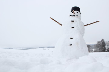 Großer Schneemann
