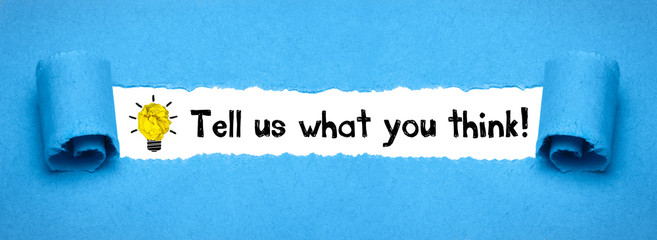 Tell us what you think! 