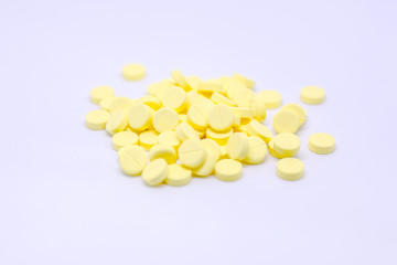 paracetamol select white background