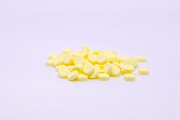 paracetamol select white background