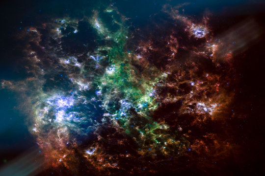 Nebula in space. The elements of this image furnished by NASA.