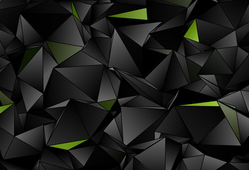 Obraz premium Triangular 3d, modern background