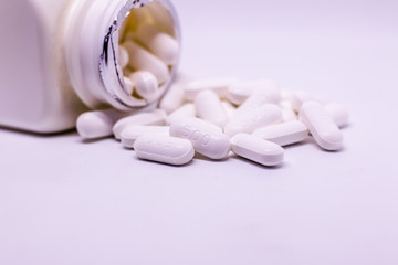 paracetamol select white background