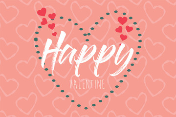 ector Valentine's day cards templates. Hand drawn February 14 gift tags, labels or posters collection. Vintage love lettering background. - Vector