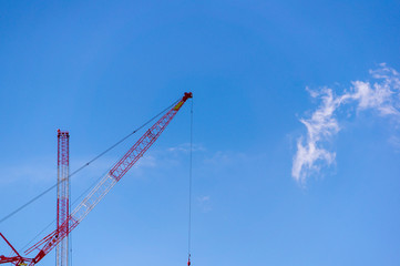 横浜の港近くの公園の景色 