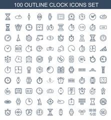 clock icons