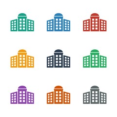 building icon white background