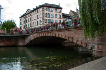 Obraz premium Water canal in Strasbourg