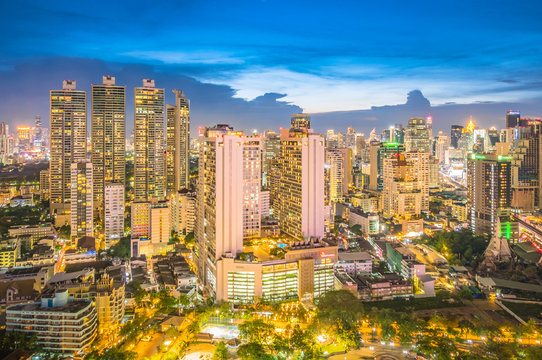Cityscape of Bangkok, Thailand