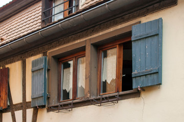 Detail facade building
