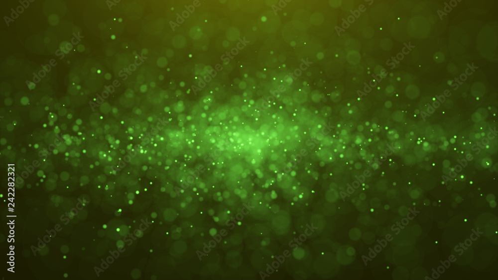 Poster dust particles. abstract background of particles. 3d rendering. dots background. futuristic digital 