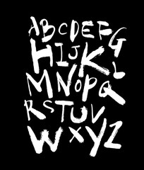 벡터 문자 / 손으로 쓴 글씨체