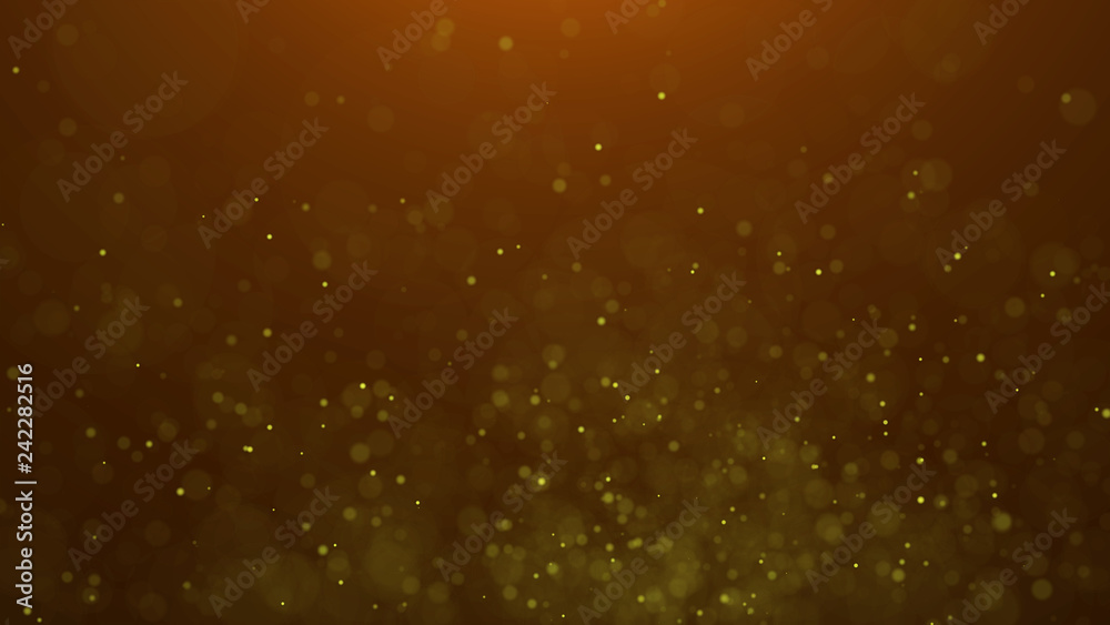 Poster dust particles. abstract background of particles. 3d rendering. dots background. futuristic digital 