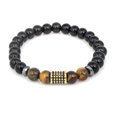 Obraz premium Fashion stone bracelet isolated on white