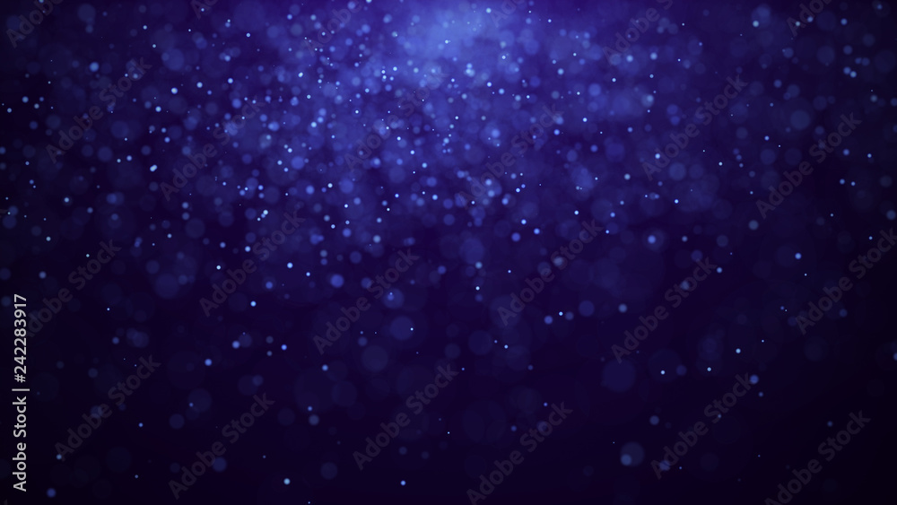Poster dust particles. abstract background of particles. 3d rendering. dots background. futuristic digital 