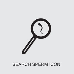 search sperm icon