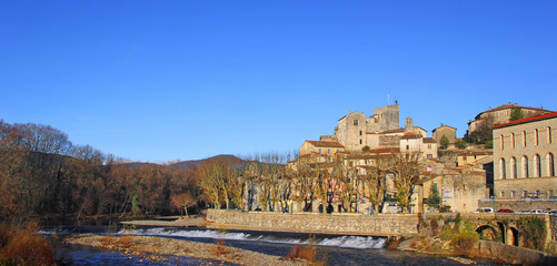 Laroque village, France.