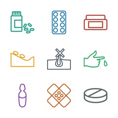 9 treatment icons