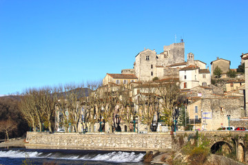 Laroque village, France.