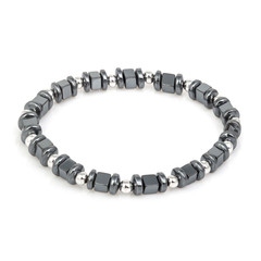 Fashion male bracelet isolated on white