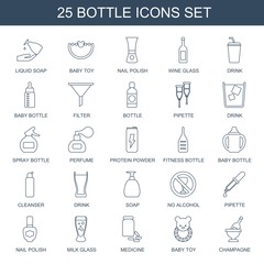 25 bottle icons
