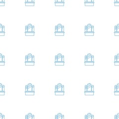 gate icon pattern seamless white background