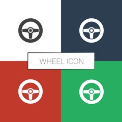 wheel icon white background