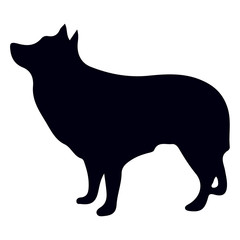 dog silhouette
